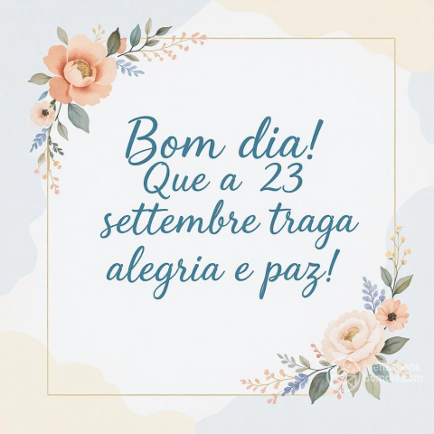 Buongiorno e Buona Martedì, 23 Settembre 2025!
