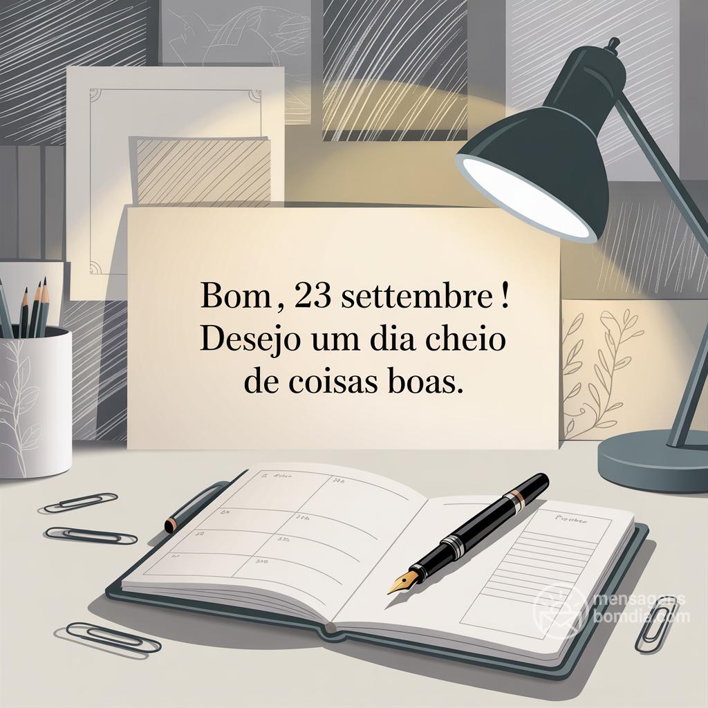 Bom , 23 settembre ! Desejo um dia cheio de coisas boas.