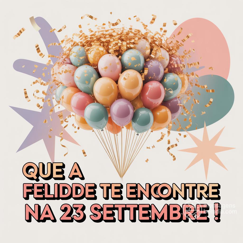 Que a felicidade te encontre na  23 settembre !
