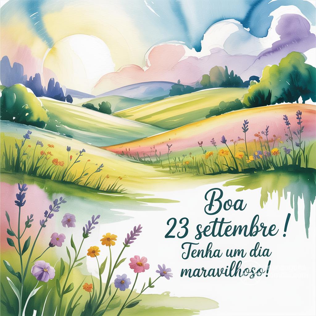 Boa  23 settembre ! Tenha um dia maravilhoso!