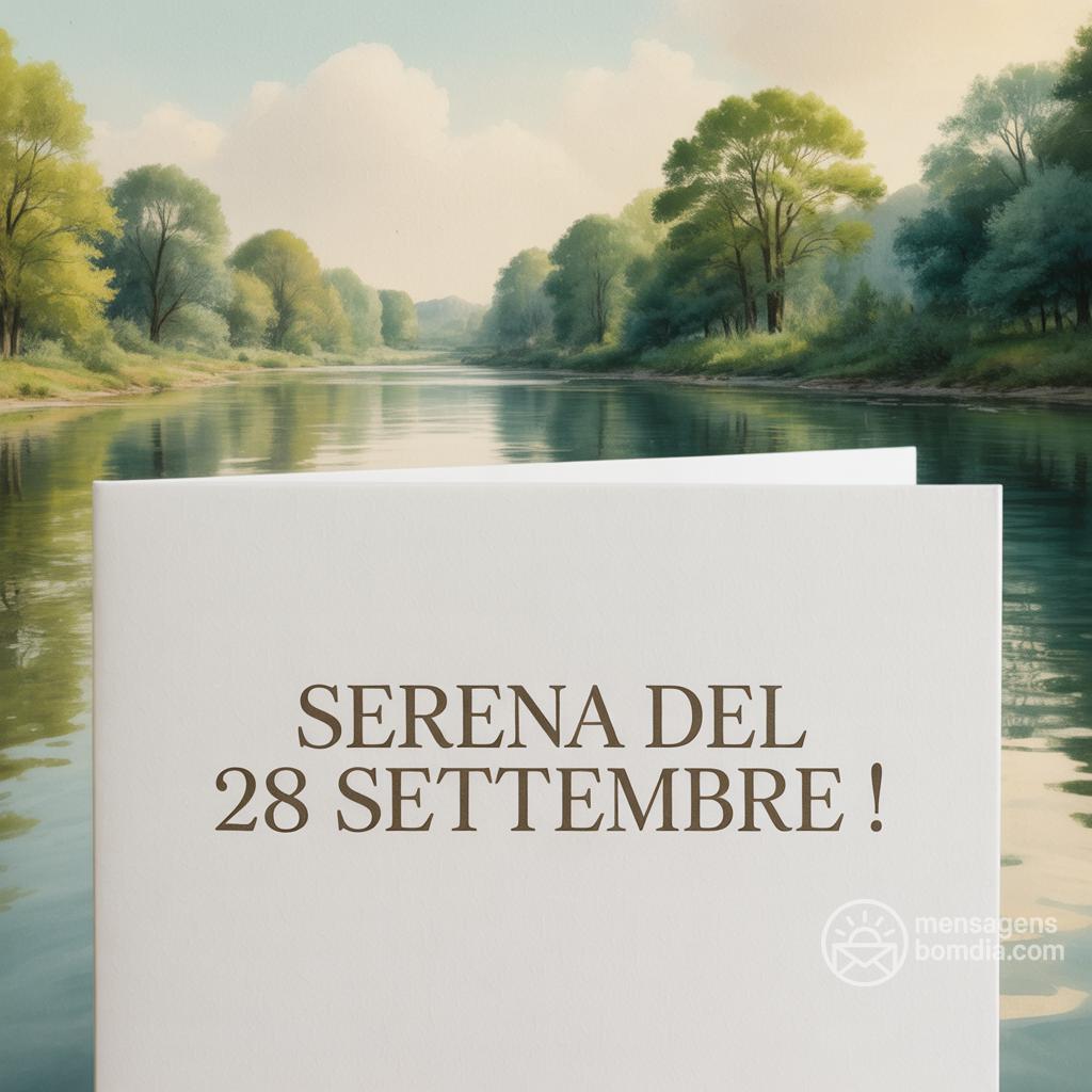 Serena  del 28 settembre !