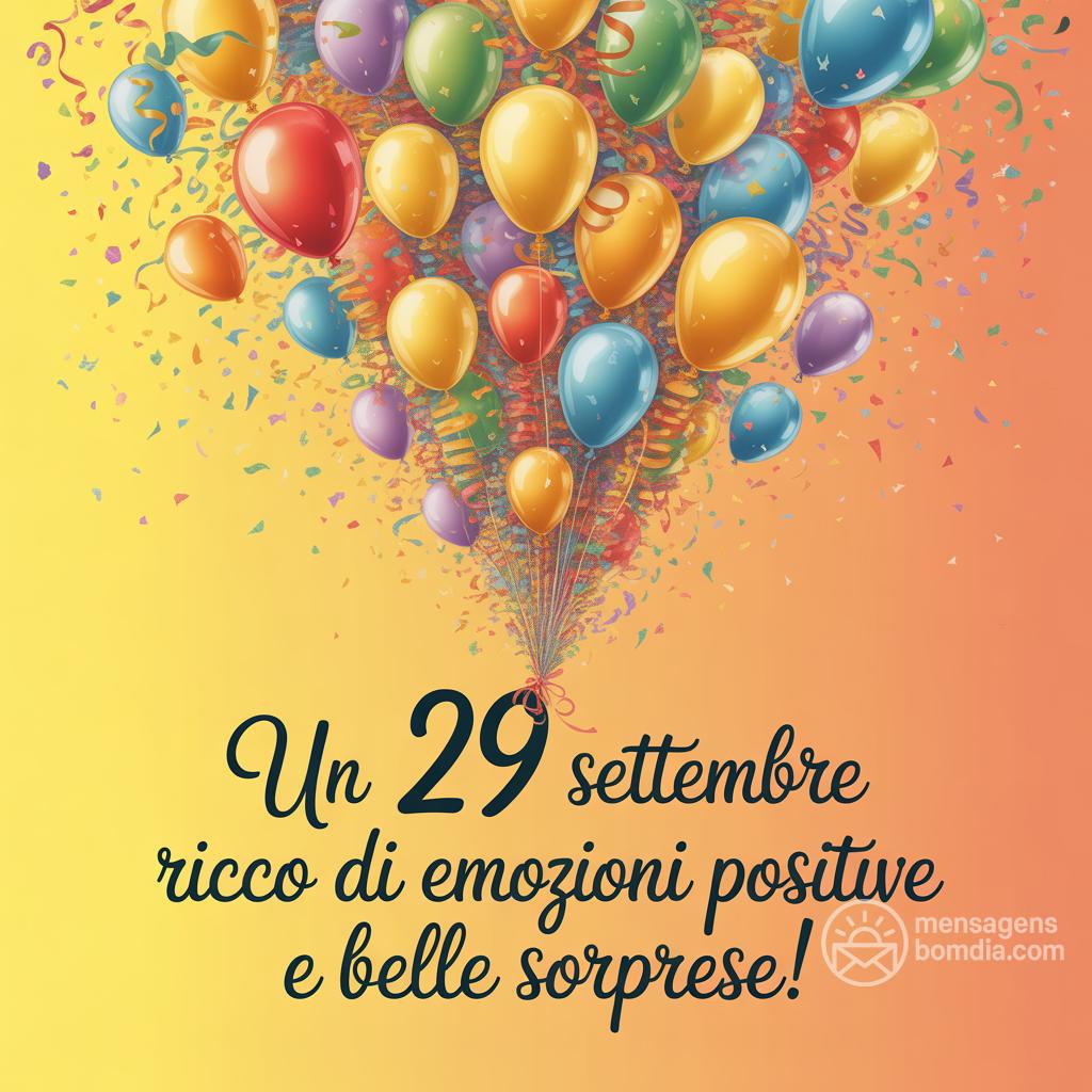 Un  29 settembre  ricco di emozioni positive e belle sorprese!