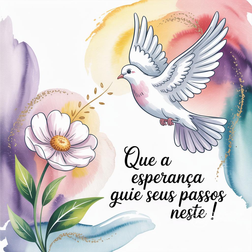 Que a esperança guie seus passos neste !