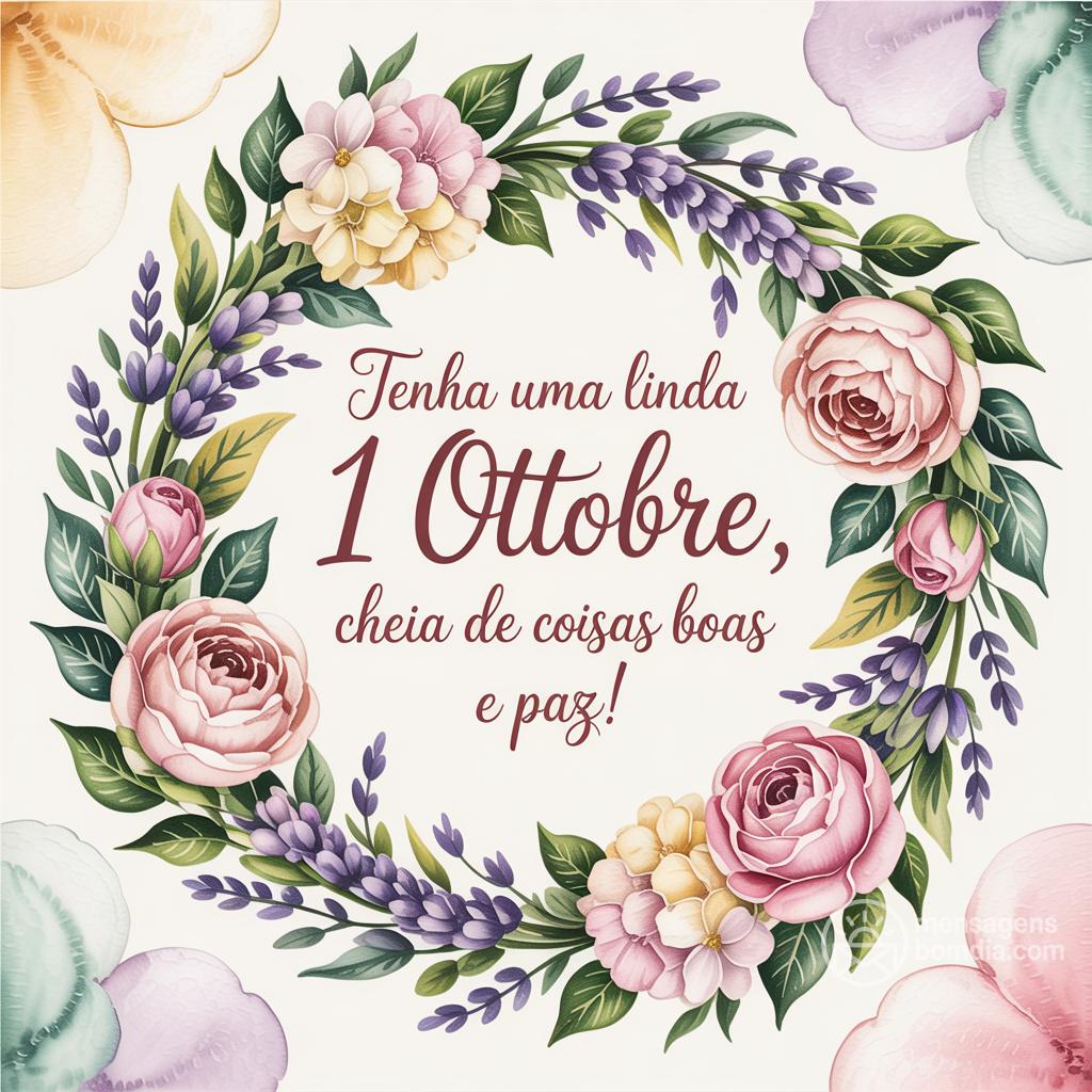 Tenha uma linda  1 ottobre , cheia de coisas boas e paz!