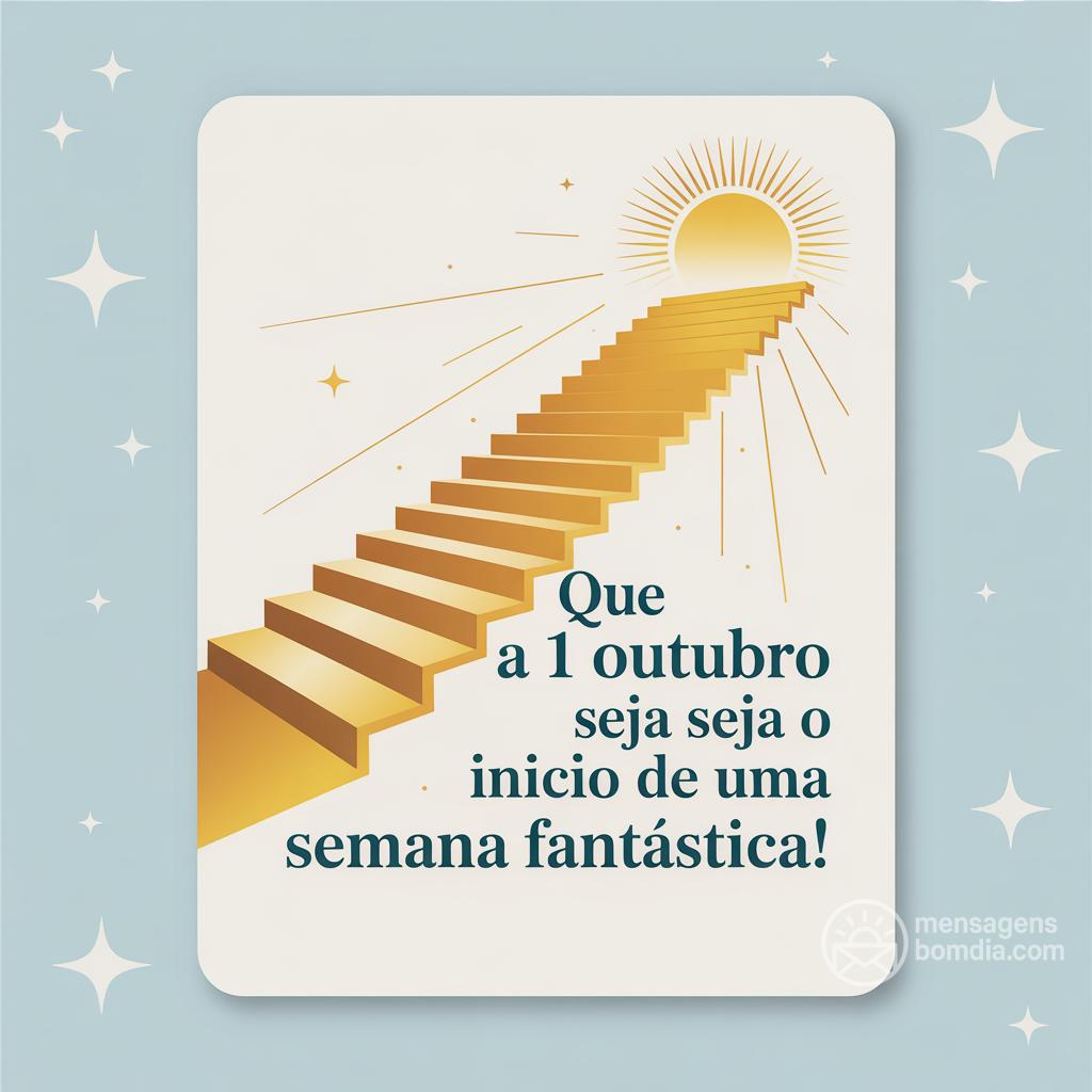 Que a  1 ottobre  seja o início de uma semana fantástica!
