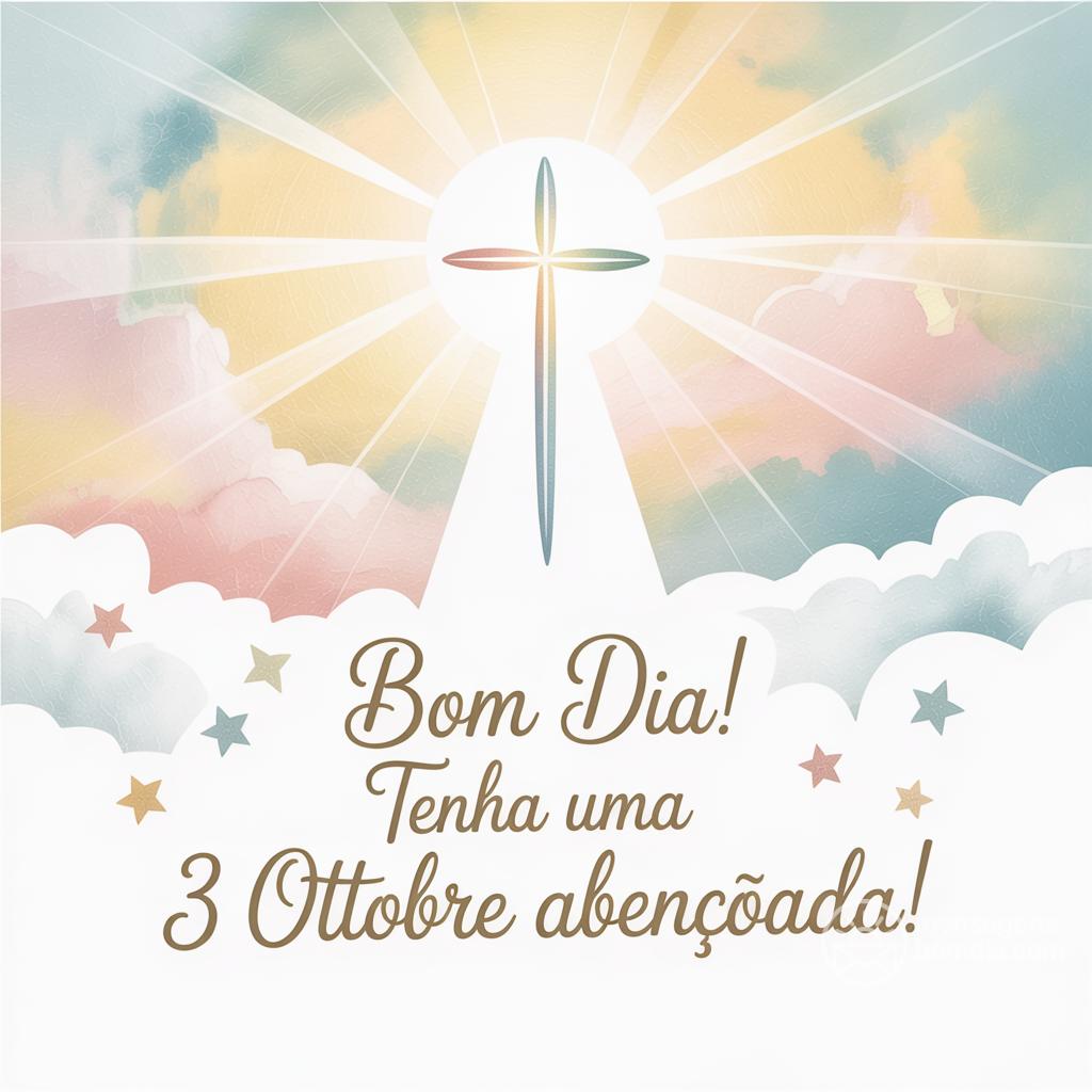 Bom dia! Tenha uma  3 ottobre  abençoada!