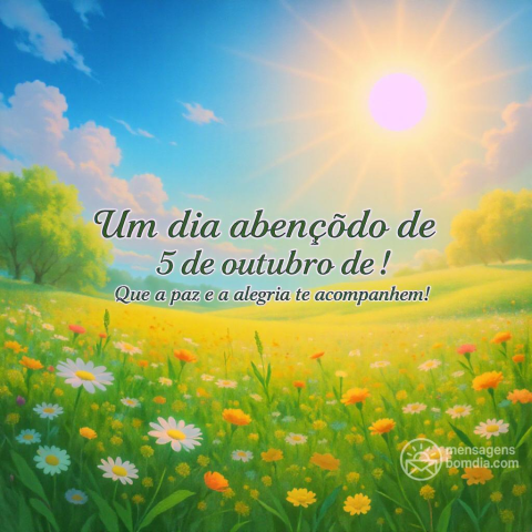 Um Domingo Especial: 5 de Outubro de 2025