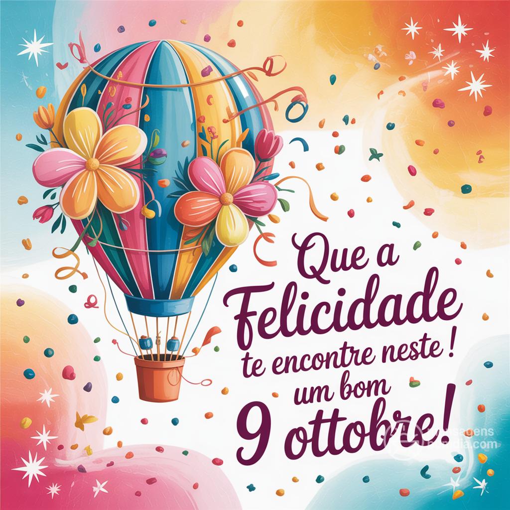 Que a felicidade te encontre neste ! Um bom 9 ottobre!