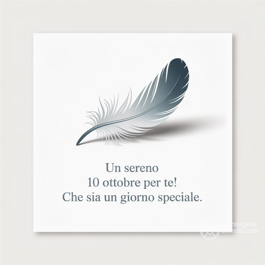 Un sereno  10 ottobre  per te! Che sia un giorno speciale.
