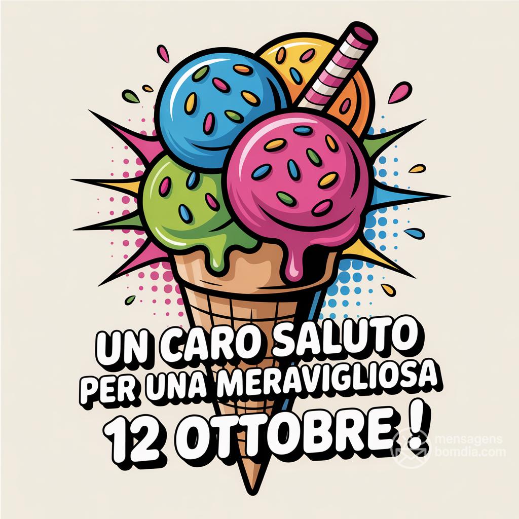 Un caro saluto per una meravigliosa  12 Ottobre !