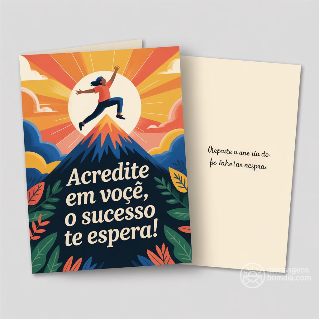 Acredite em você, o sucesso te espera!