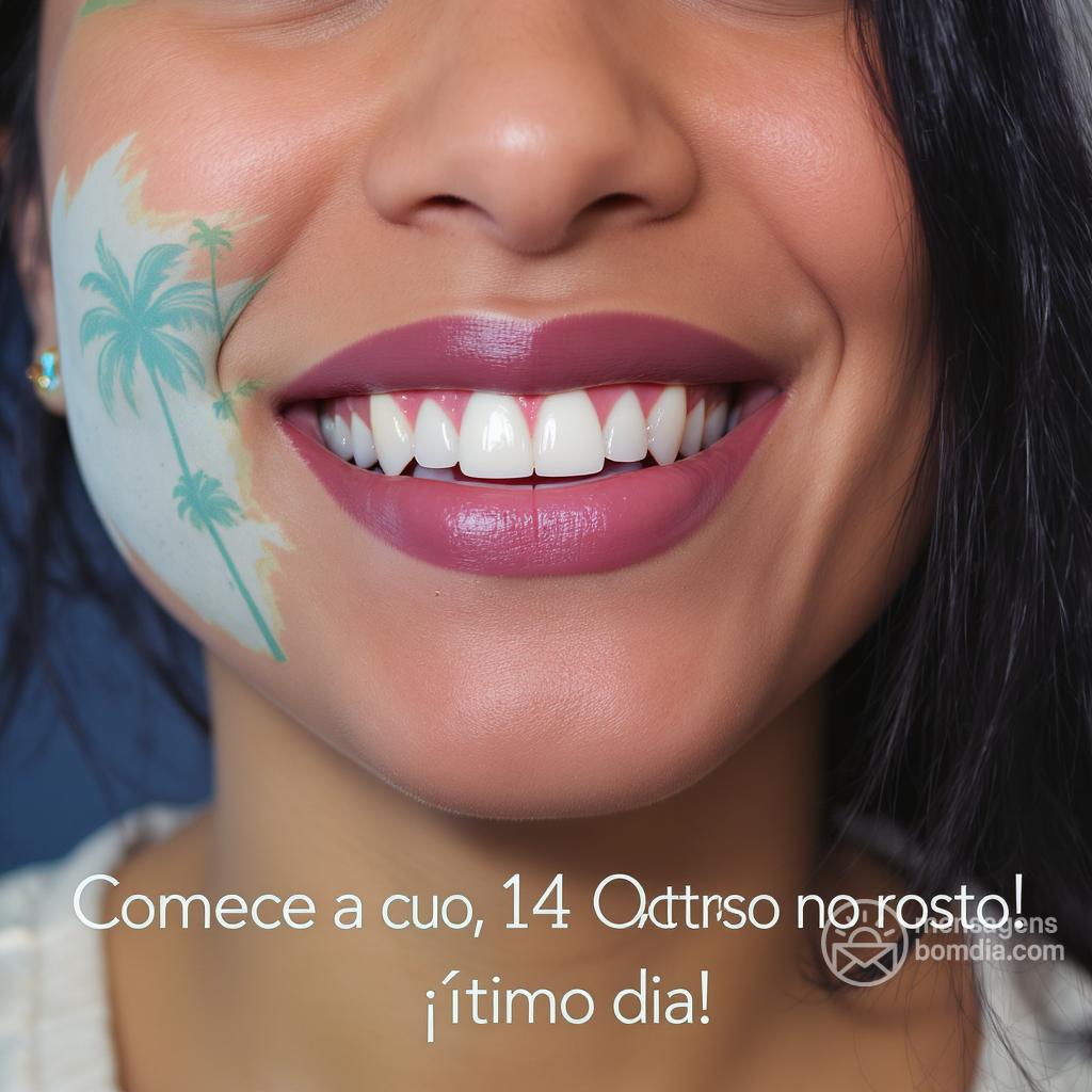 Comece a , 14 Ottobre  com um sorriso no rosto! Ótimo dia!