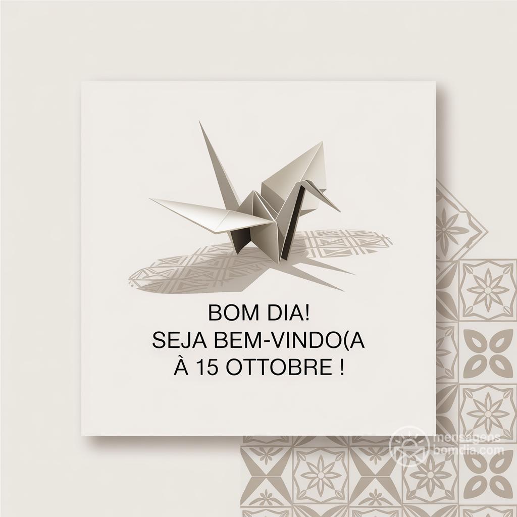 Bom dia! Seja bem-vindo(a) à  15 ottobre !