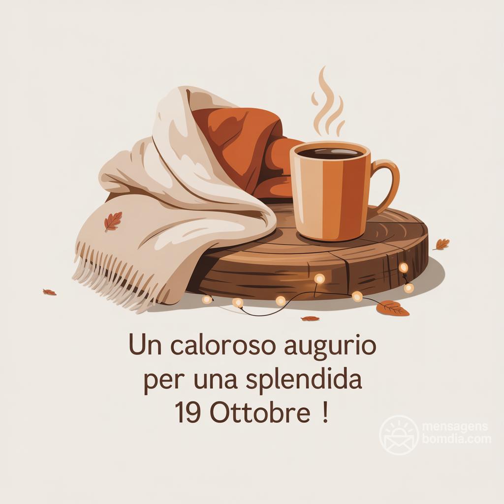 Un caloroso augurio per una splendida  19 ottobre !