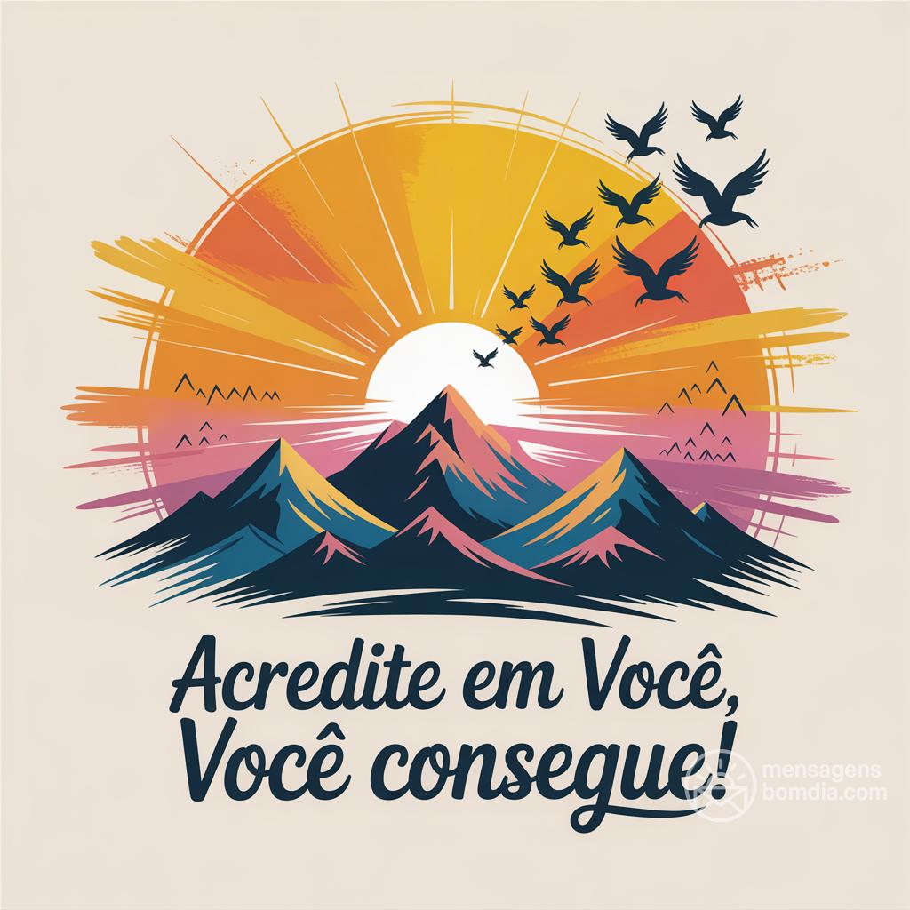 Acredite em você, você consegue!