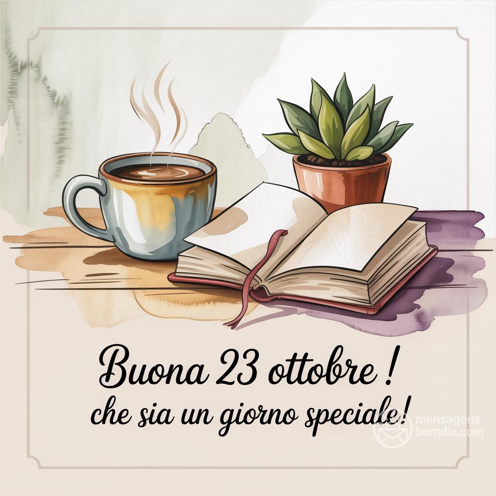 Buona  23 ottobre ! Che sia un giorno speciale!