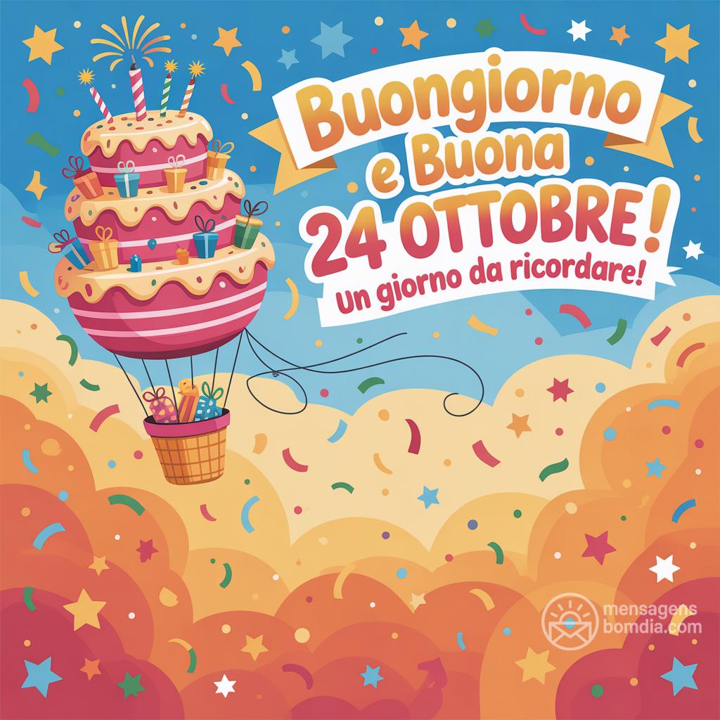 Buongiorno e buona  24 ottobre ! Un giorno da ricordare!
