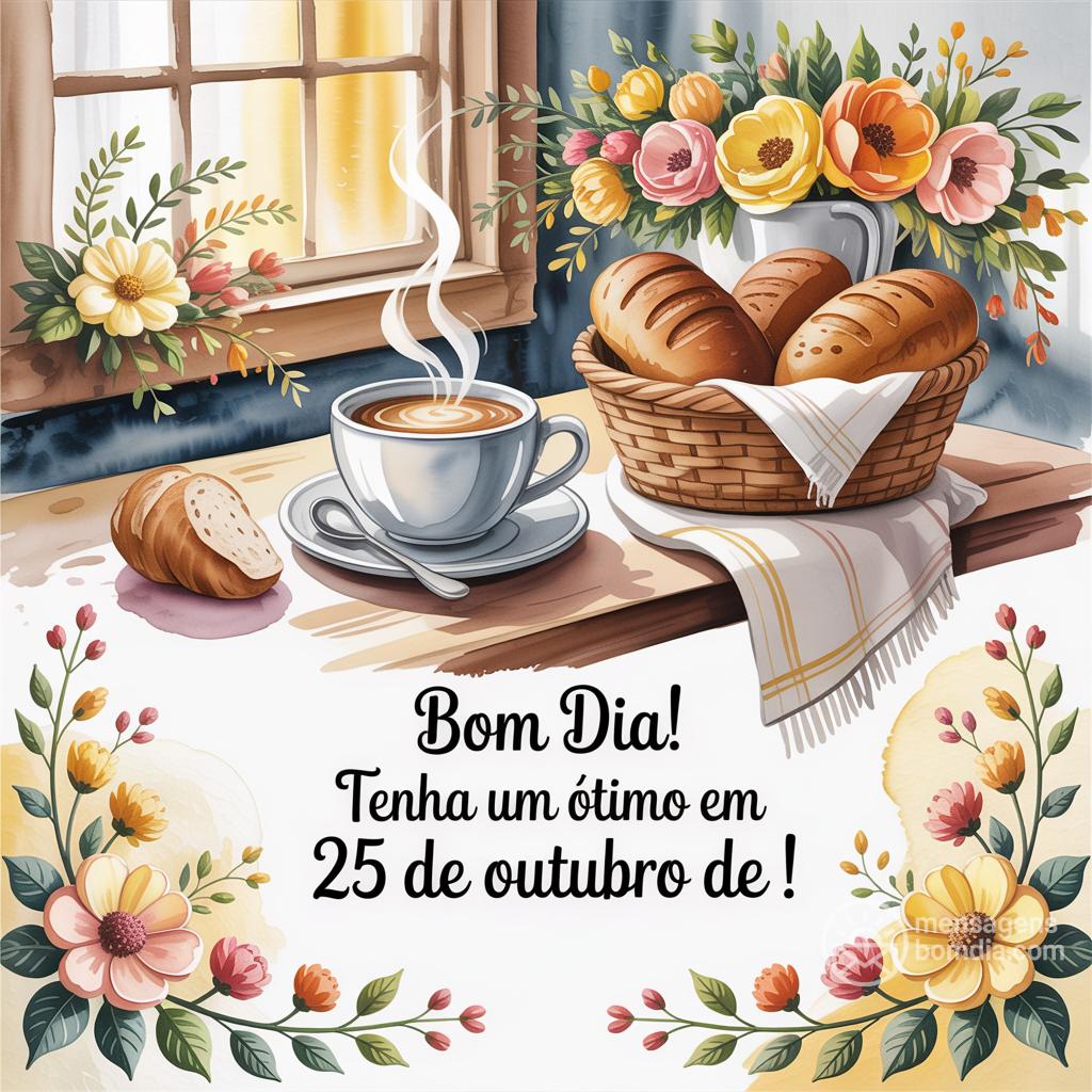 Bom dia! Tenha um ótimo  em 25 de outubro de !