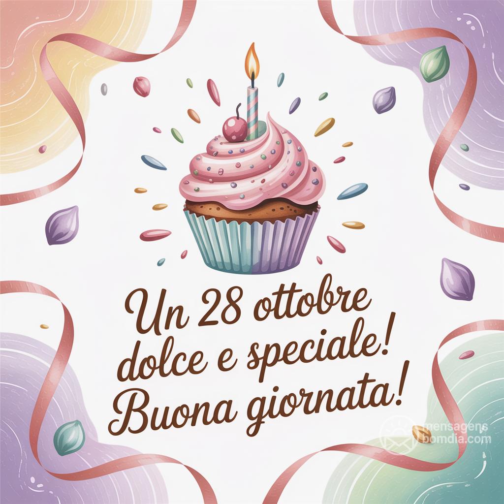 Un  28 ottobre  dolce e speciale! Buona giornata!