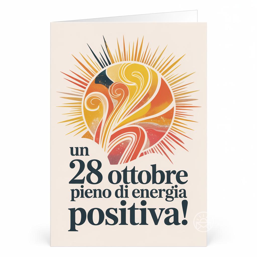 Un  28 ottobre  pieno di energia positiva!
