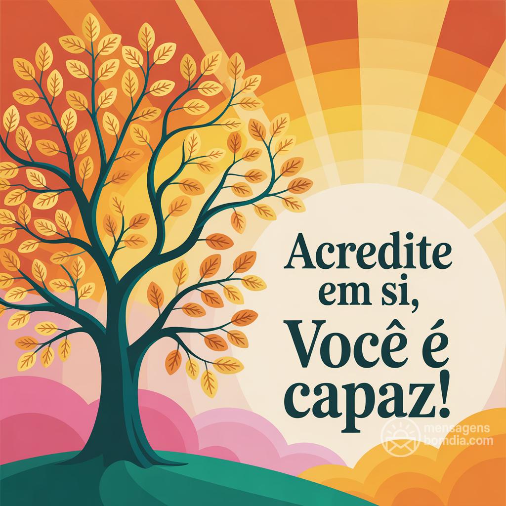 Acredite em si, você é capaz!