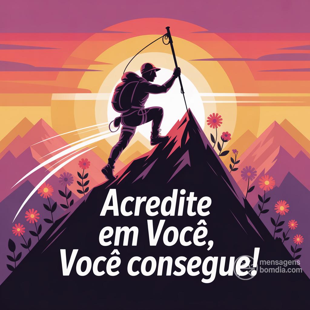 Acredite em você, você consegue!