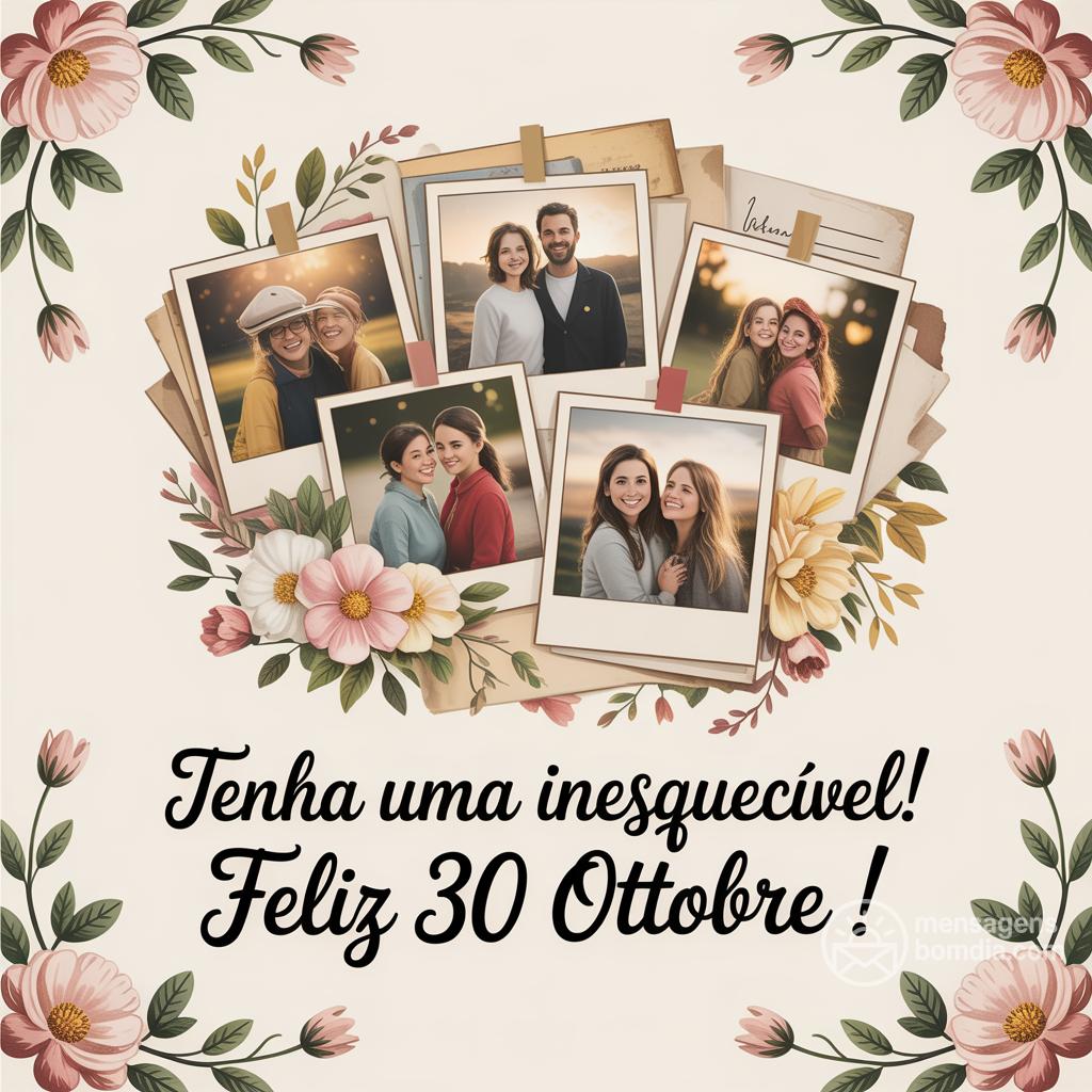 Tenha uma  inesquecível! Feliz 30 Ottobre !