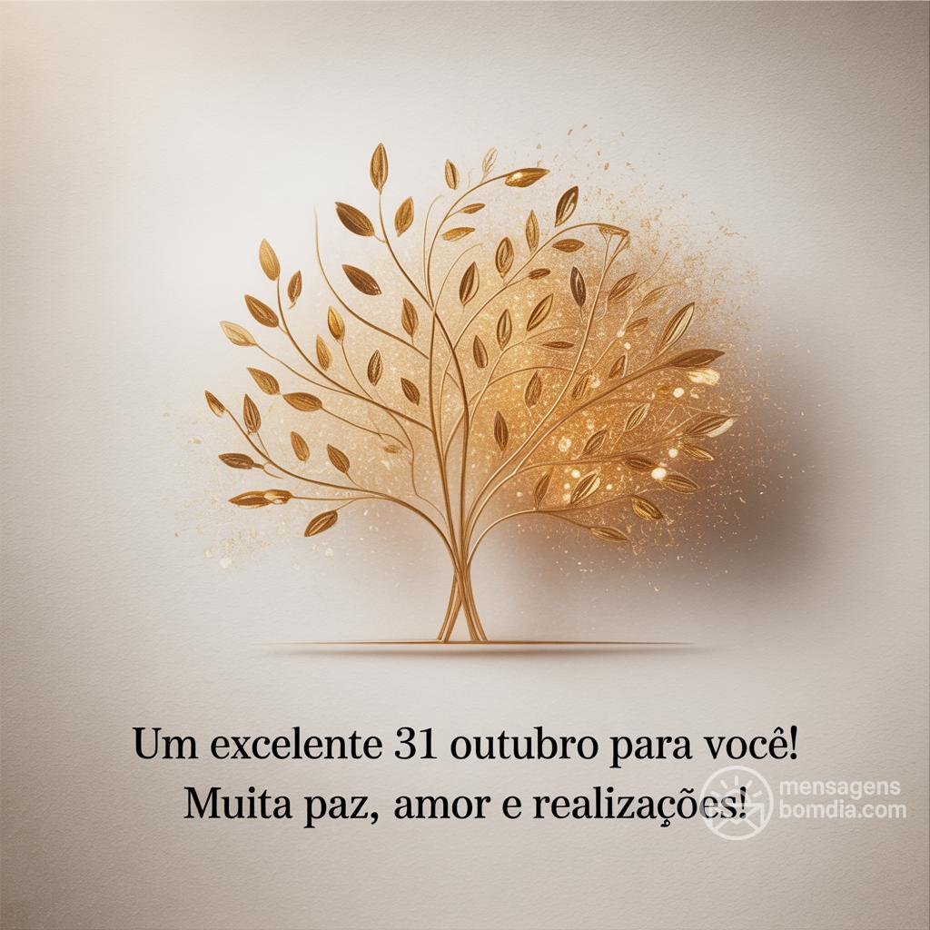 Um excelente  31 ottobre  para você! Muita paz, amor e realizações!