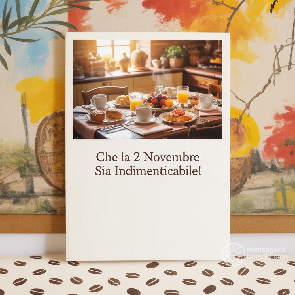 Che la  2 Novembre  sia indimenticabile!