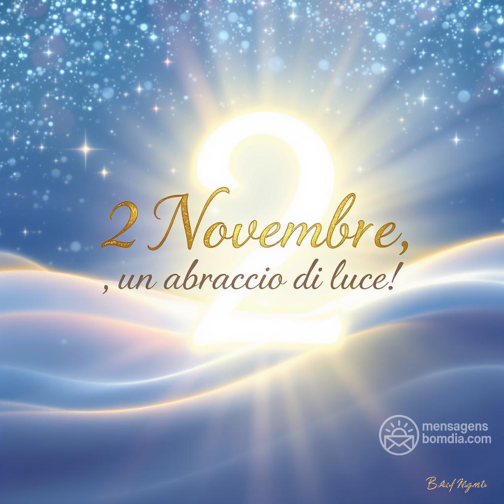 2 Novembre , un abbraccio di luce!