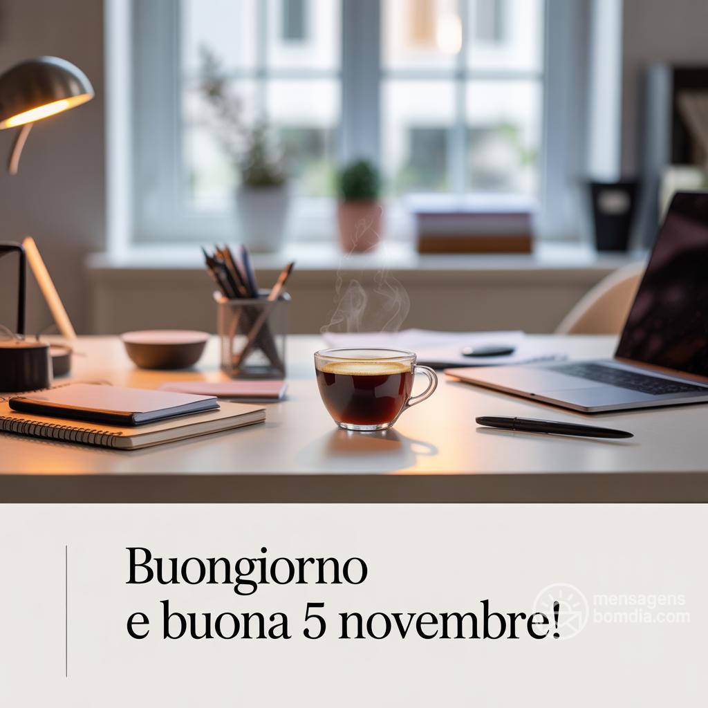 Buongiorno e buona 5 novembre !