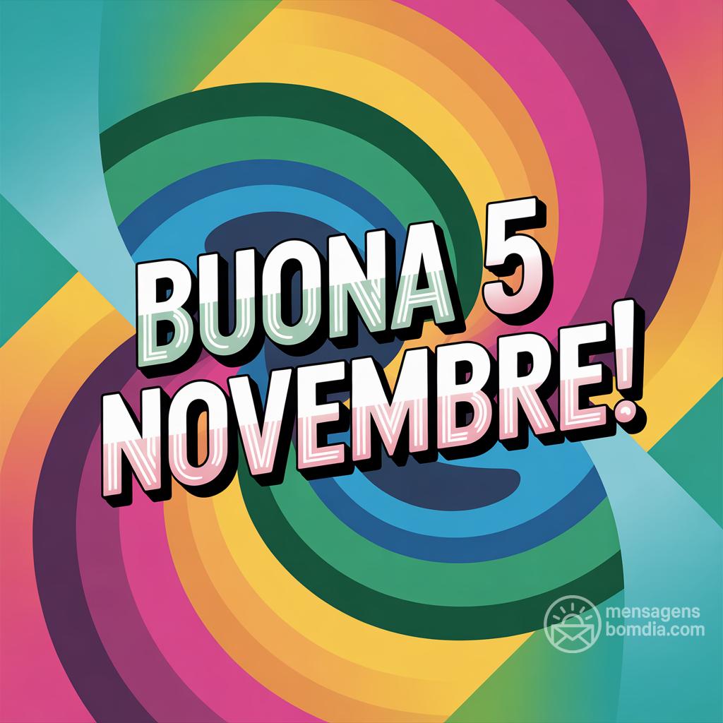Buona  5 novembre !