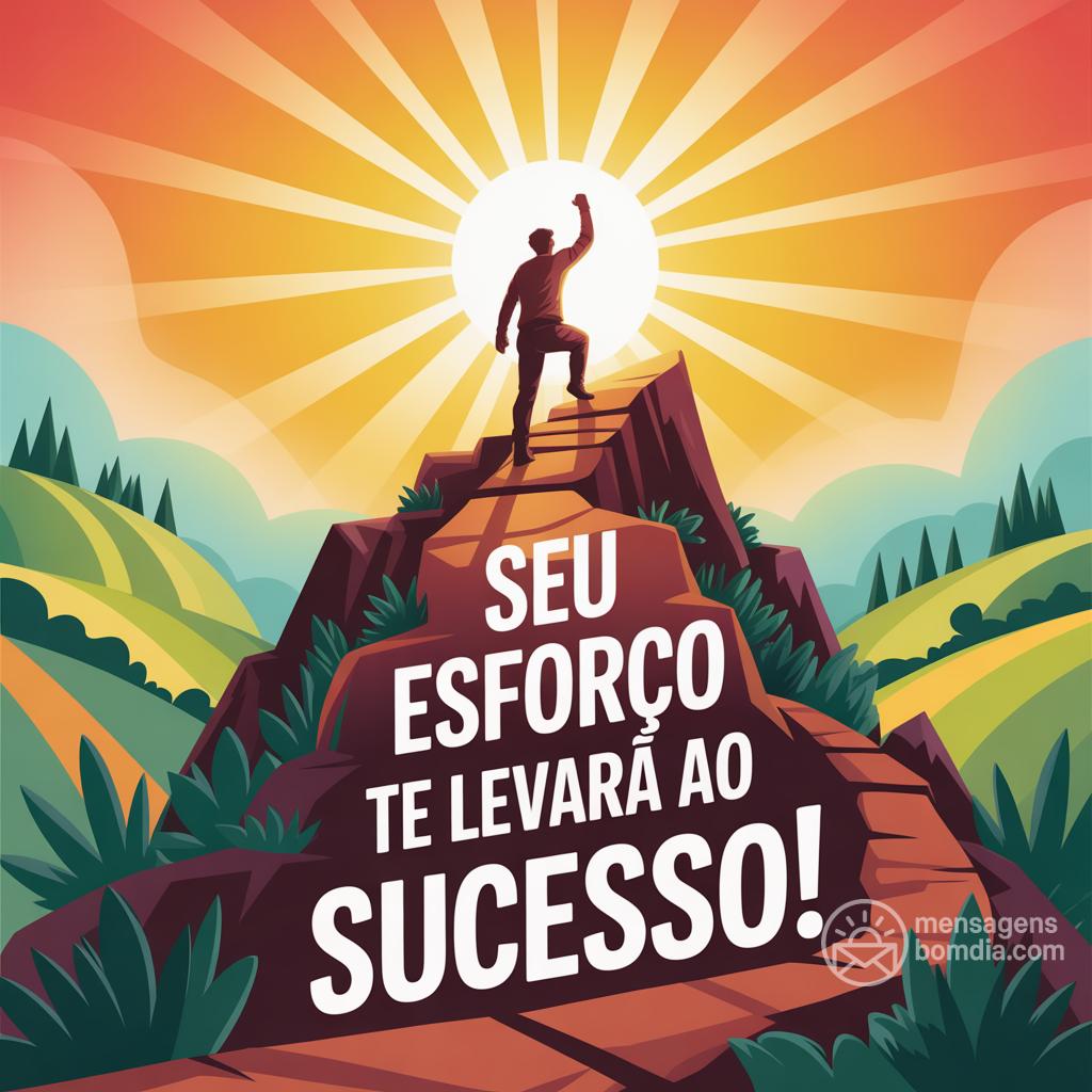 Seu esforço te levará ao sucesso!