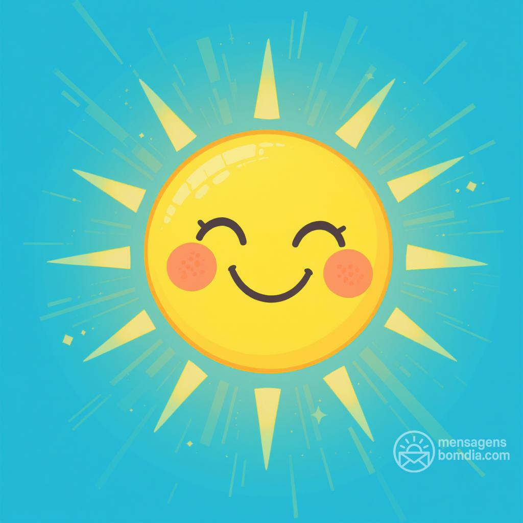 Sorria, o sol está brilhando!