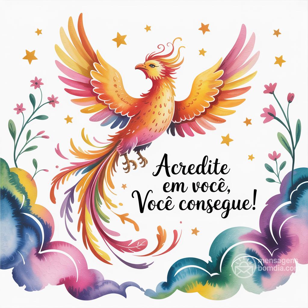 Acredite em você, você consegue!
