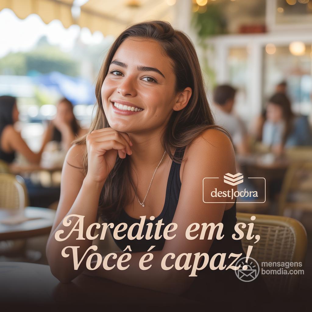 Acredite em si, você é capaz!