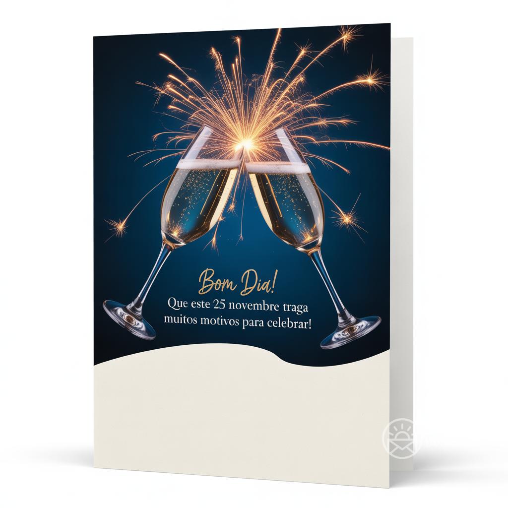 Bom dia! Que este 25 novembre  traga muitos motivos para celebrar!