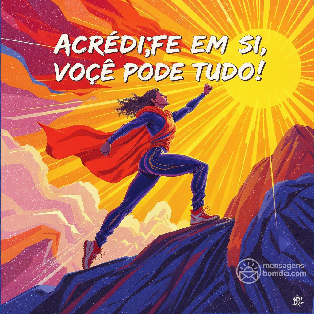 Acredite em si, você pode tudo!