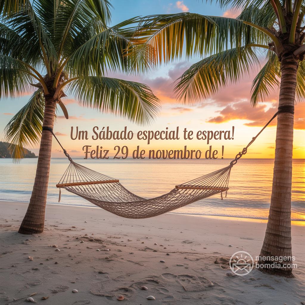 Um sábado especial te espera! Feliz 29 de novembro de !}}