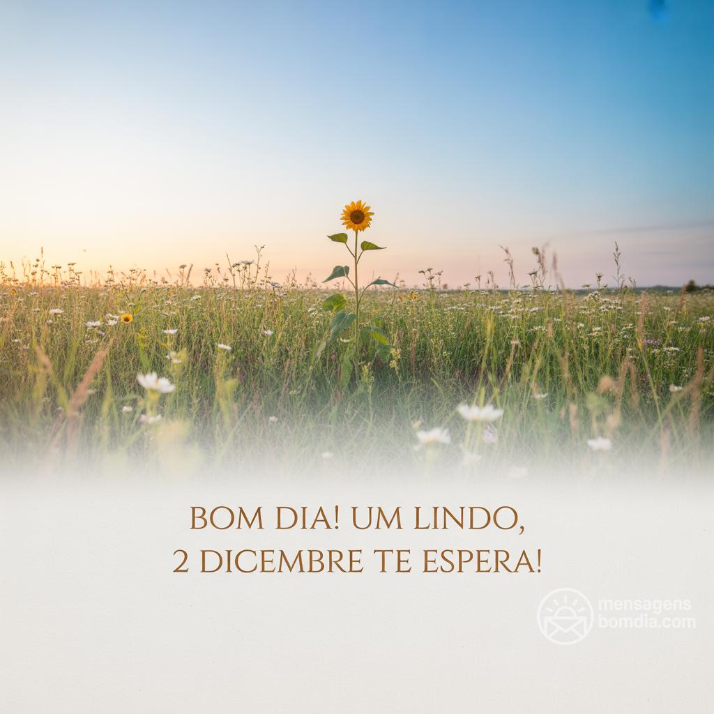 Bom dia! Um lindo , 2 dicembre te espera!