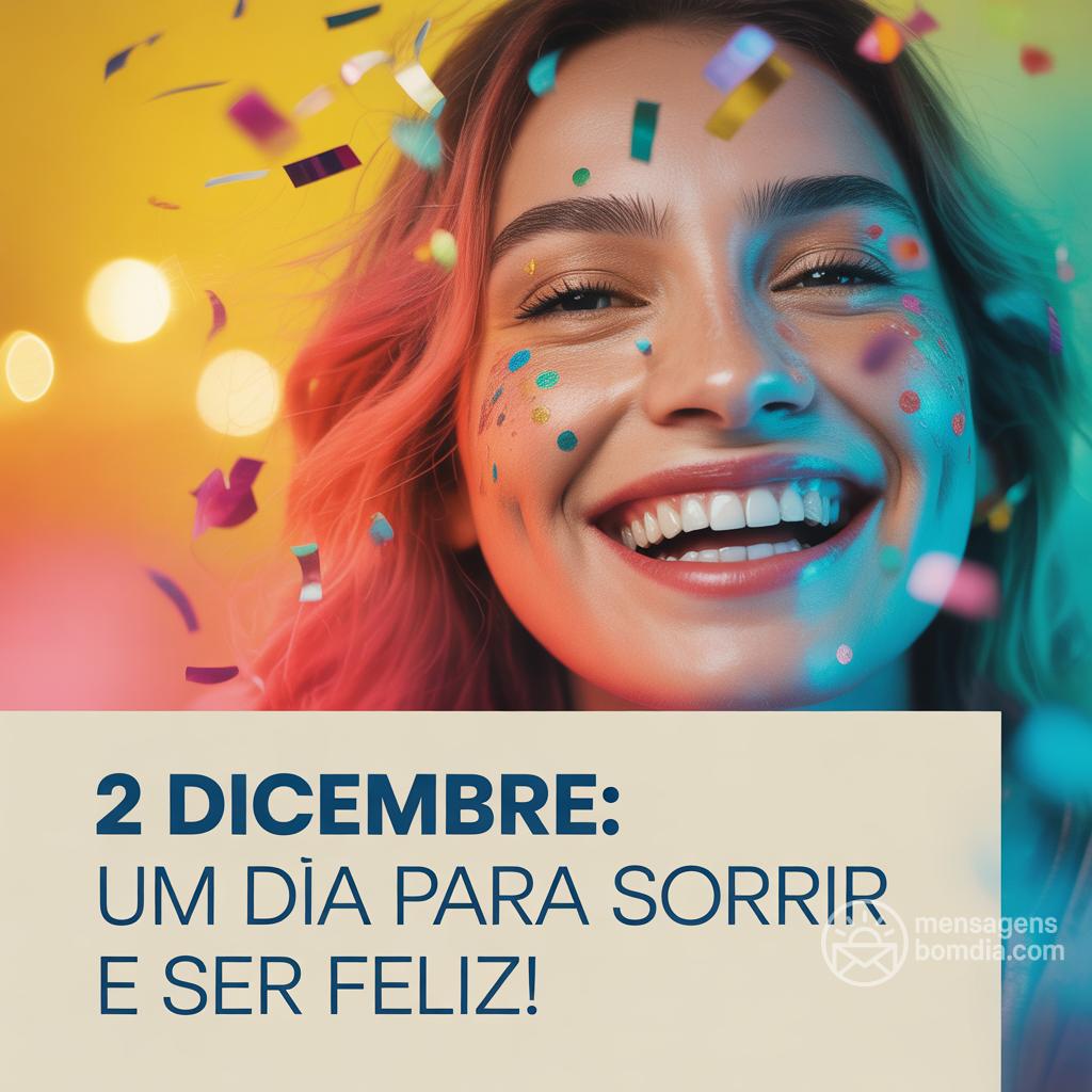 , 2 dicembre: um dia para sorrir e ser feliz!