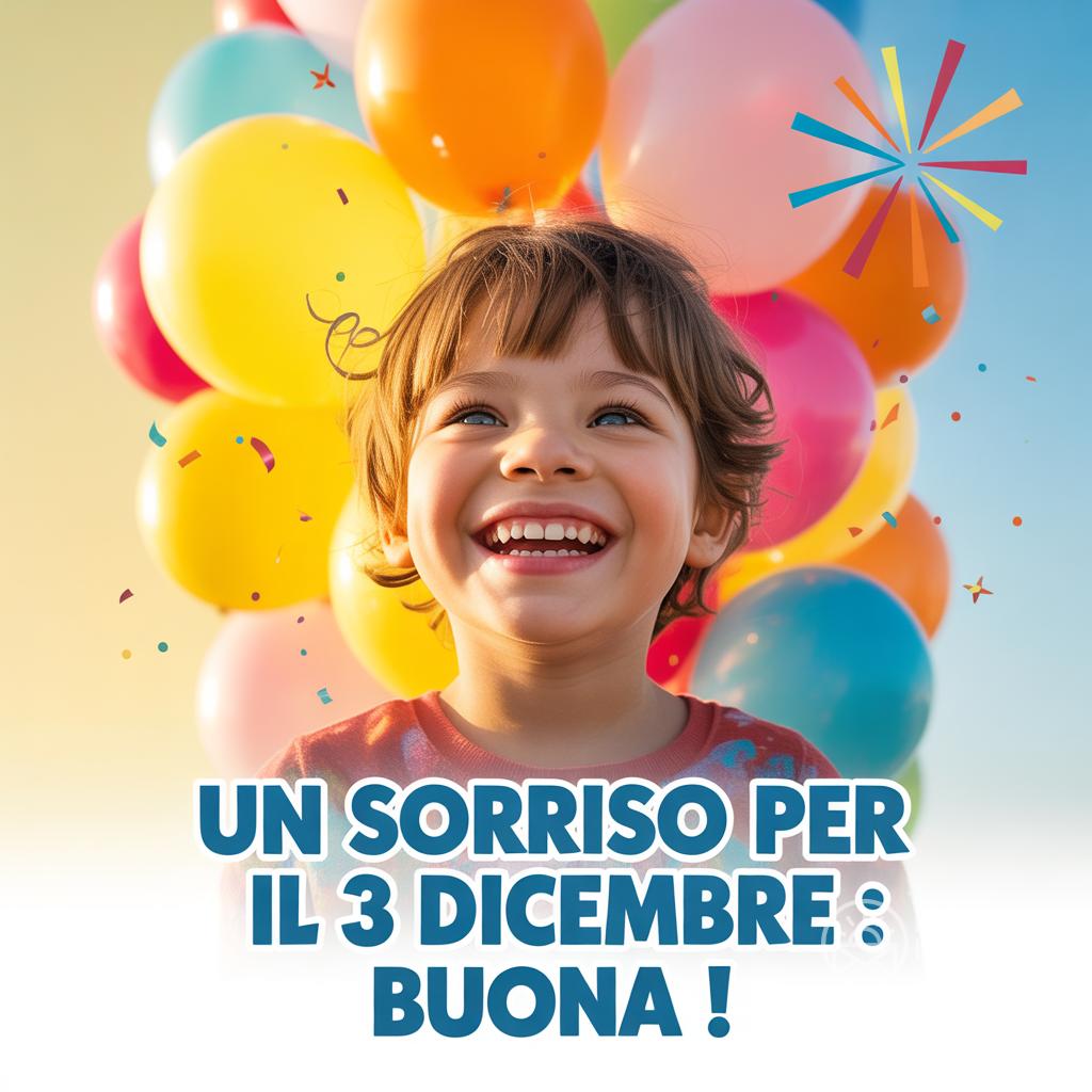 Un sorriso per il 3 dicembre : Buona !