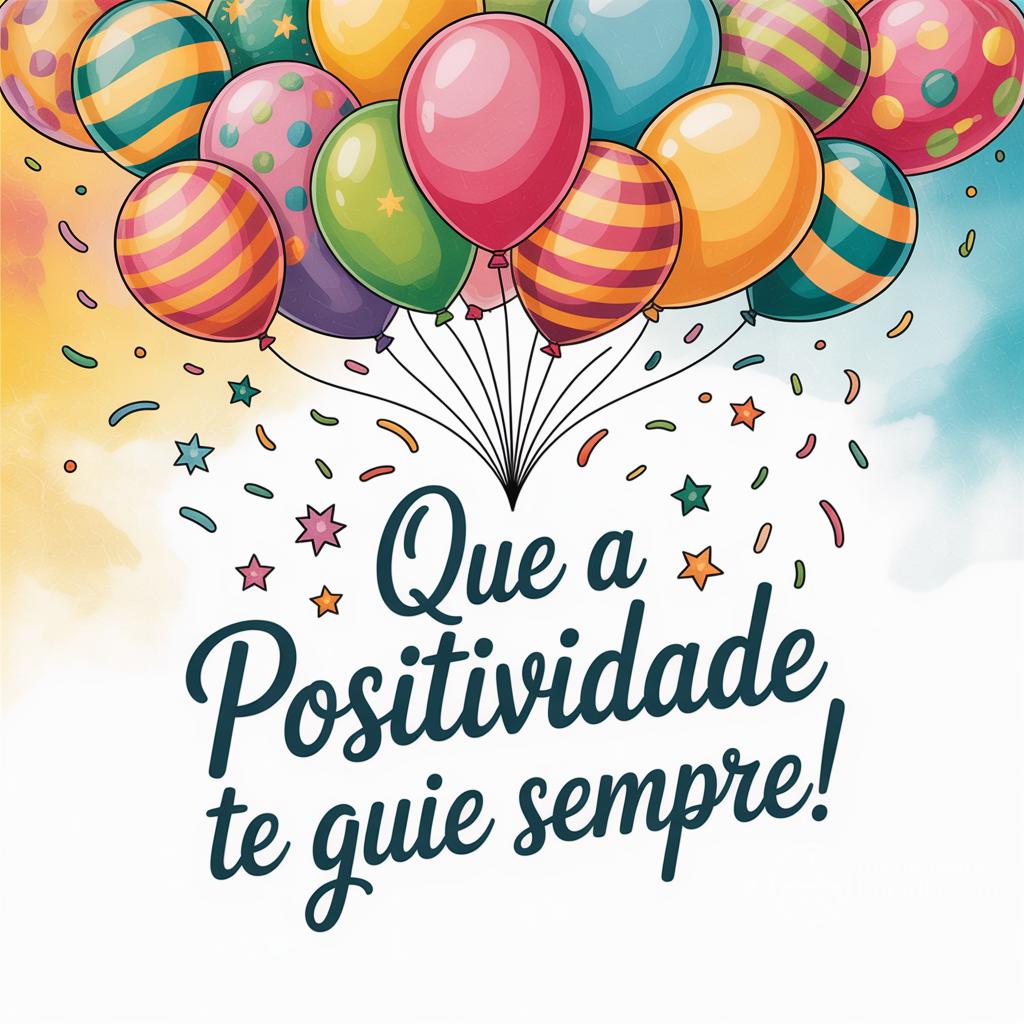 Que a positividade te guie sempre!