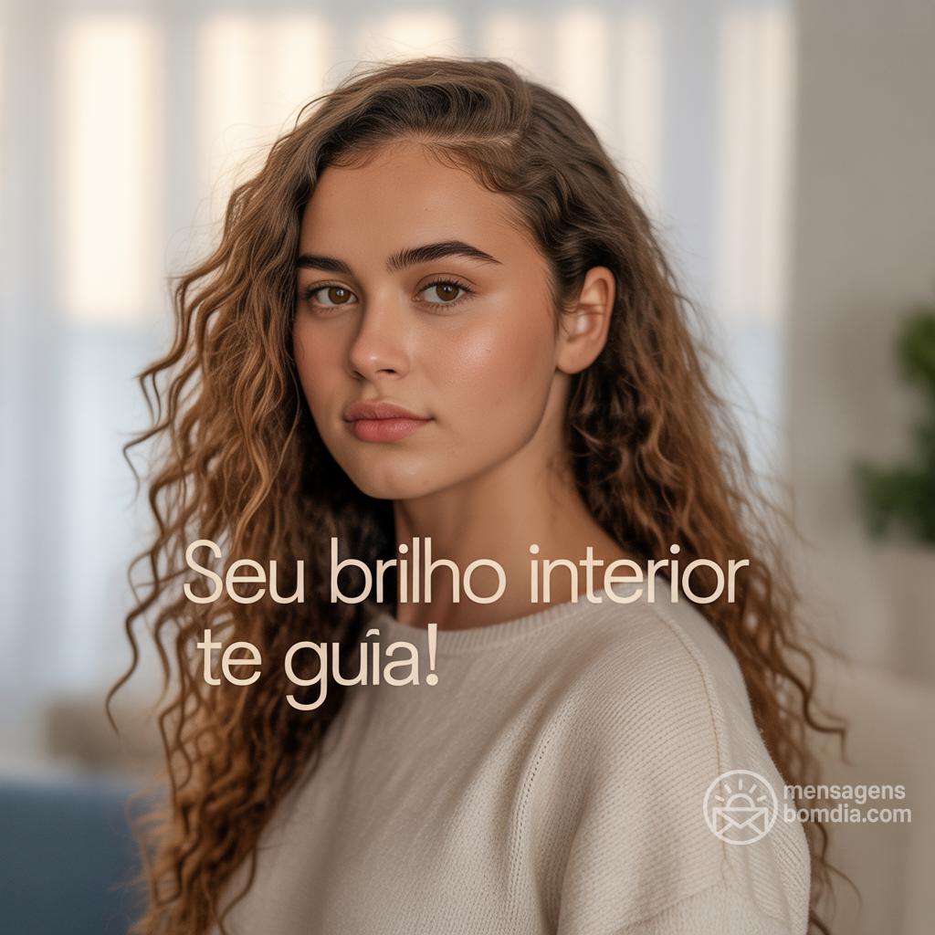 Seu brilho interior te guia!