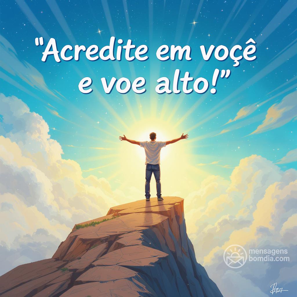 Acredite em você e voe alto!