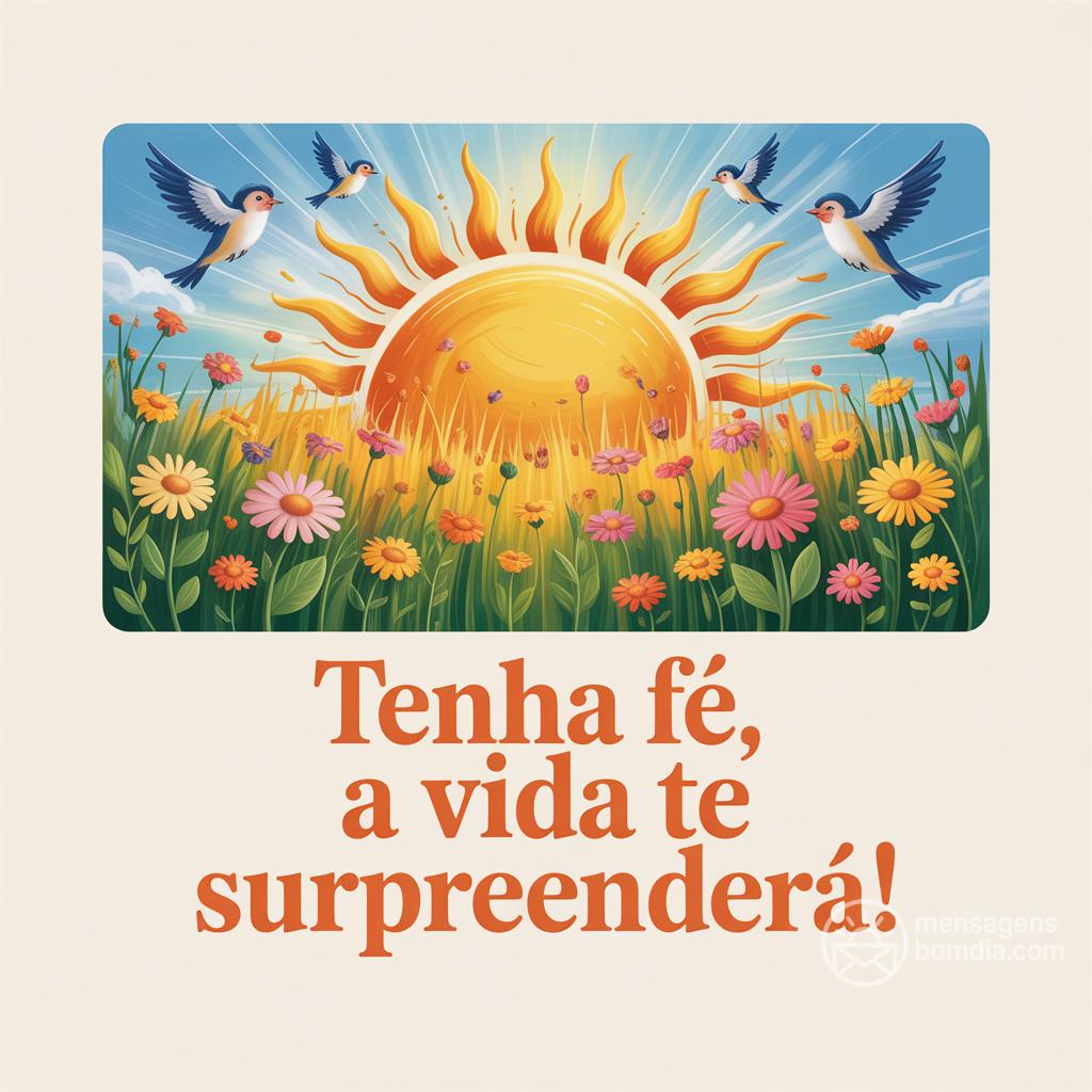 Tenha fé, a vida te surpreenderá!