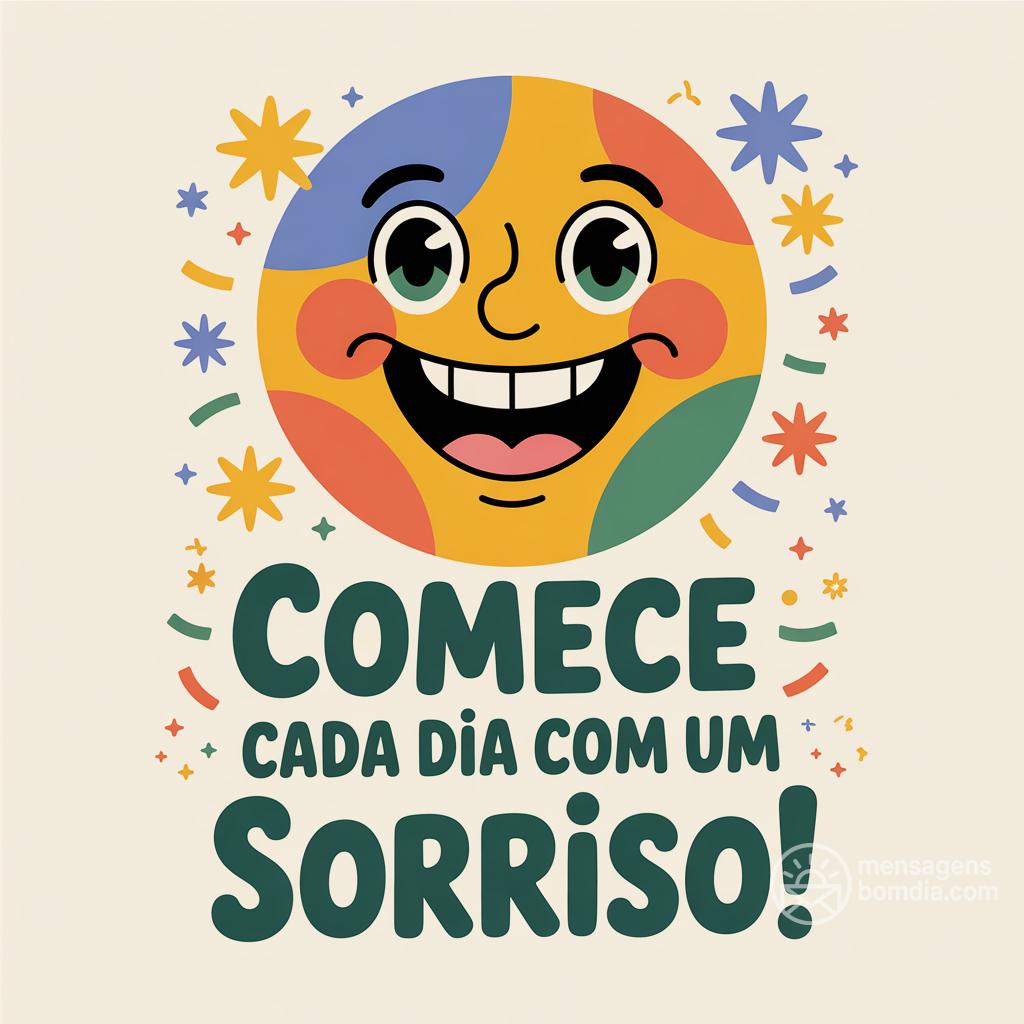 Comece cada dia com um sorriso!