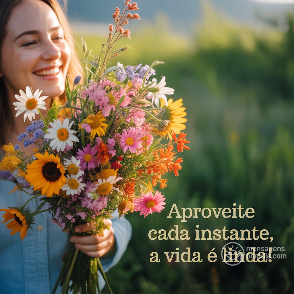 Aproveite cada instante, a vida é linda!