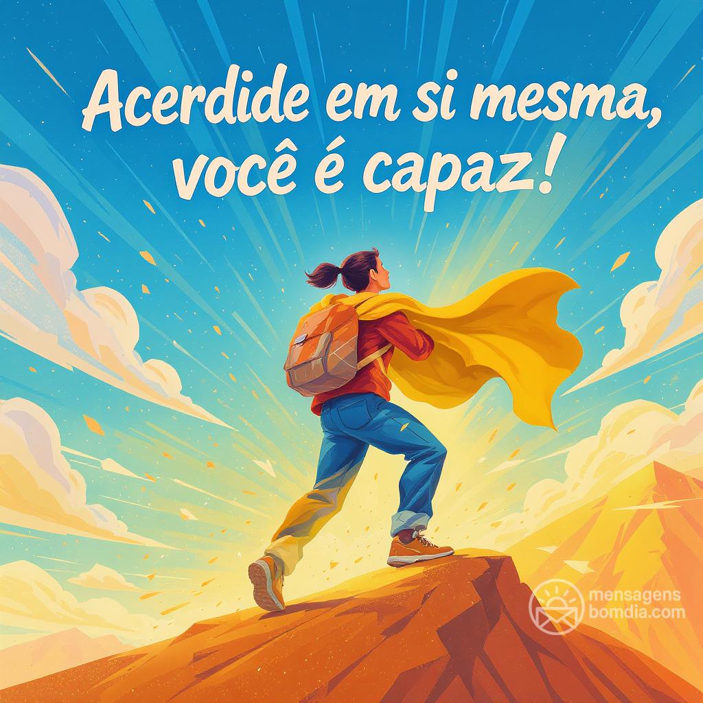 Acredite em si mesmo, você é capaz!
