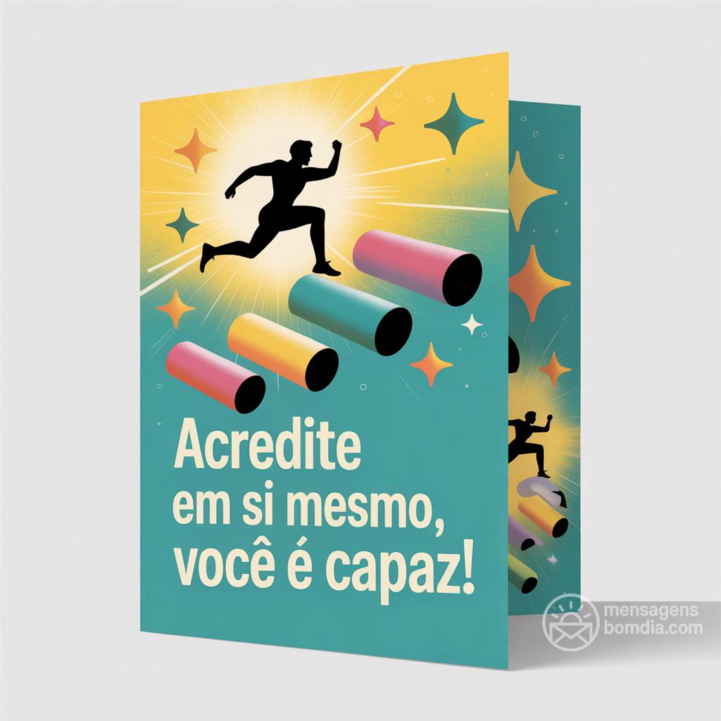 Acredite em si mesmo, você é capaz!
